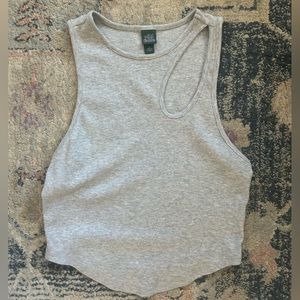 grey tank top, size small